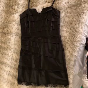 BCBG lace trim dress